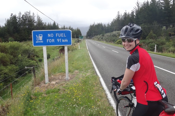 NZ 3 - 14 - Not much fuel for cyclists either on the road to Murchison