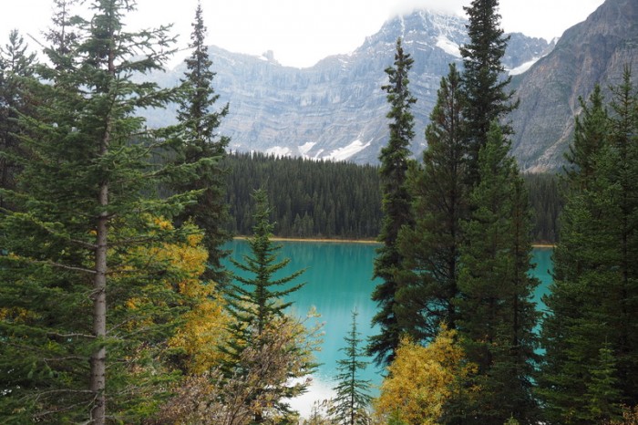 Canada 282 - Stunning lake along the Icefields Parkway