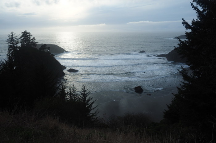 Portland to San Francisco - View from Arch Rock Picnic Area, Boardman State Park, Oregon