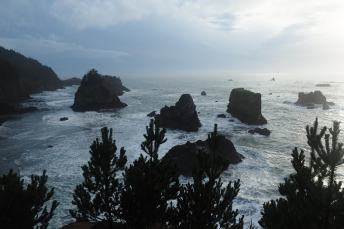 Portland to San Francisco - View from Arch Rock Picnic Area, Boardman State Park, Oregon
