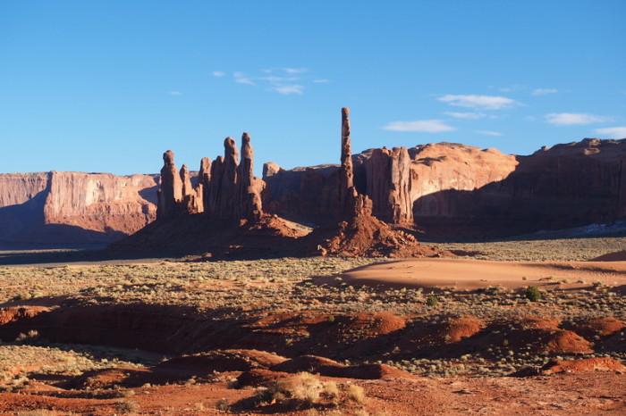 USA Road Trip - The totem pole, Monument Valley, Navajo Tribal Park