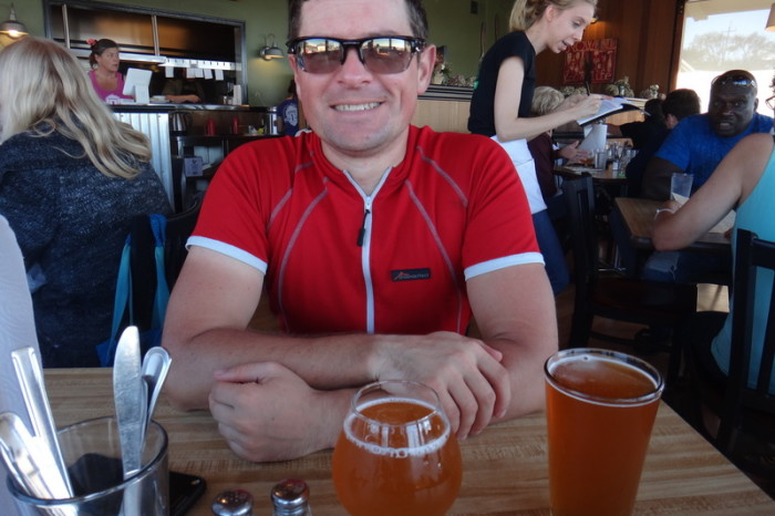 SF to LA - Mandatory lunch stop at Hwy 1 Brewery!
