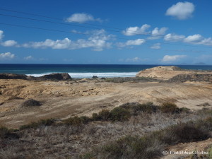 Coastal views on the road to El Rosario