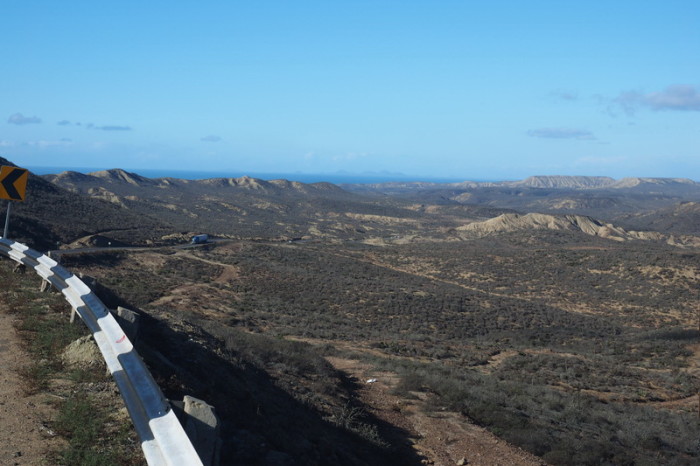 Baja California - Beautiful views on the way  to El Rosario