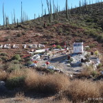 Road side memorial to "Hector" on Day 1 of our Central Desert crossing
