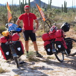 David and our bikes on Day 2 of our Central Desert crossing