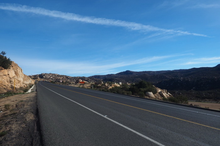 Baja California - Cycling on Highway 3 to the Guadalupe Valley