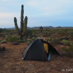 Our campsite near Láguná Chapá on Day 2 of our Central Desert crossing
