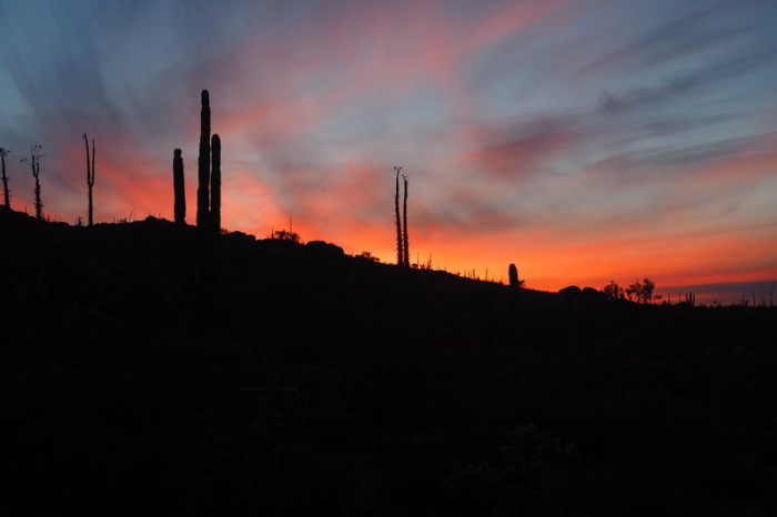 Baja California - Sunset on Day 2 of our Central Desert crossing