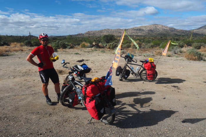 Baja California - Second breakfast on Day 3 of our Central Desert crossing
