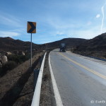 There were lots of big trucks on the road to the Guadalupe Valley