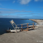 The jetty at the Laguna Ojo  de Liebre, where we boarded the boat for our whale watching tour