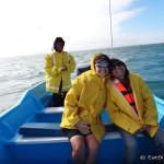 Jo, Katarina (from Italy) and our boat captain!