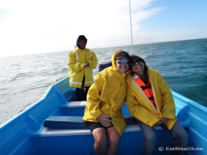 Jo, Katarina (from Italy) and our boat captain!