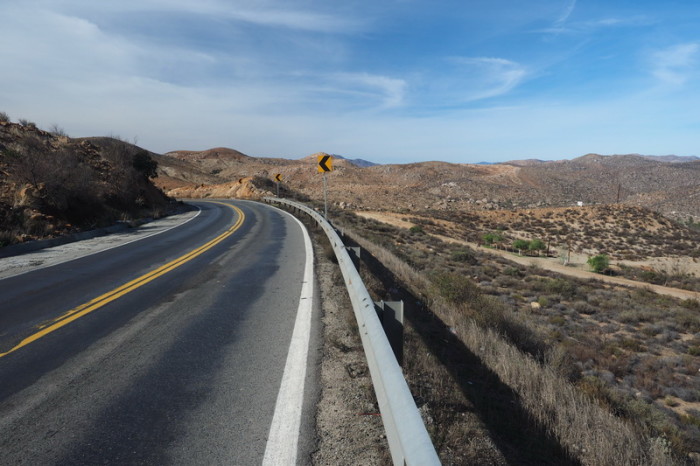 Baja California - Views on the road to the Guadalupe Valley