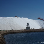 Huge salt factory near Guerrero Negro