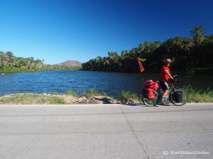David and the lagoon at San Ignacio