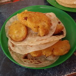 Fish tacos in Santa Rosalia