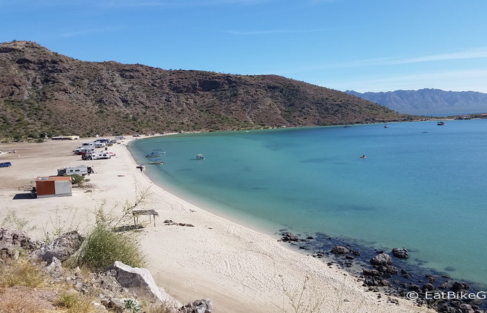 Baja California - Beautiful beaches on the way to Loreto