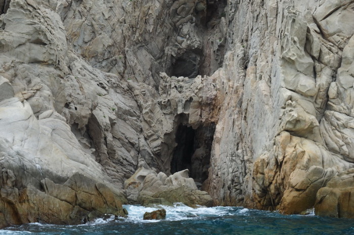 Baja California - Views of the rugged coastline off Cabo San Lucas 