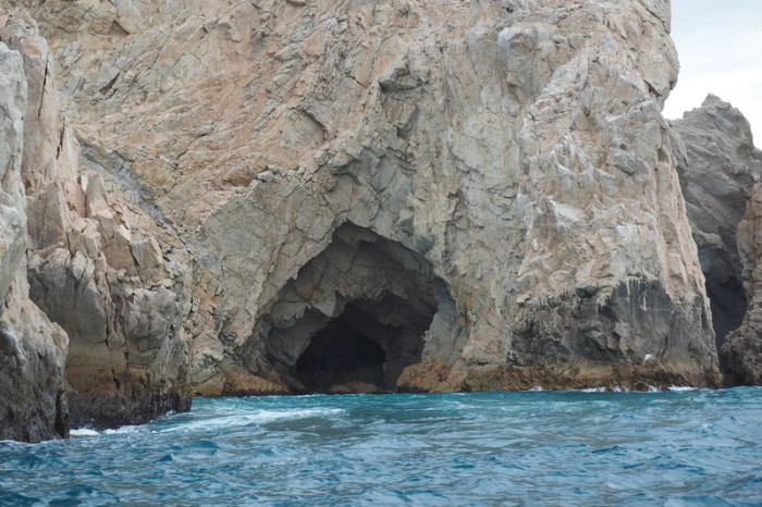 Baja California - Views of the rugged coastline off Cabo San Lucas 
