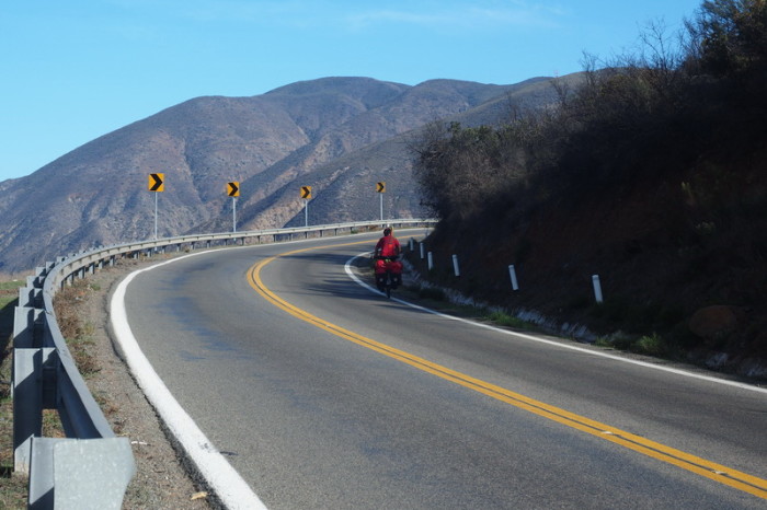 Baja California - We had one steady climb on the road to Sán Vicénté