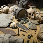 Artifacts found in Templo Mayor at Museo del Templo Mayor.
