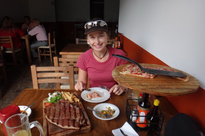 Mexico City 23 - Enjoying dinner at the Uruguayan steakhouse, La Rambla, La Condesa.
