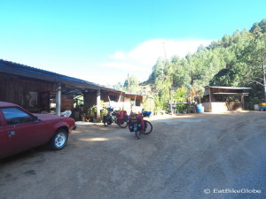 The little roadside restaurant and artisan gift shop where we stopped on the big climb to San Jose del Pacifico