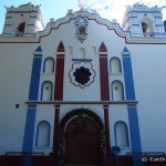 Church in El Tule, next to the big tree