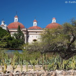 View of the Church of San Pablo from the Mitla Ruins