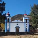 Cute village church near Hierve El Agua