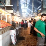 The fun "Grilled Meat Hall" at the Mercado 20 de Noviembre!