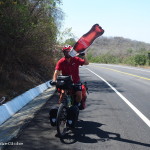 David was pretty thirsty on the way to Barra de la Cruz