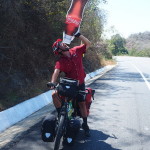 David was pretty thirsty on the way to Barra de la Cruz