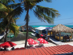 View from Licks Beachside Cafe, San Pedro, Belize