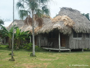 Cute cabanas at Cerros Beach Resort, Cerros, Belize