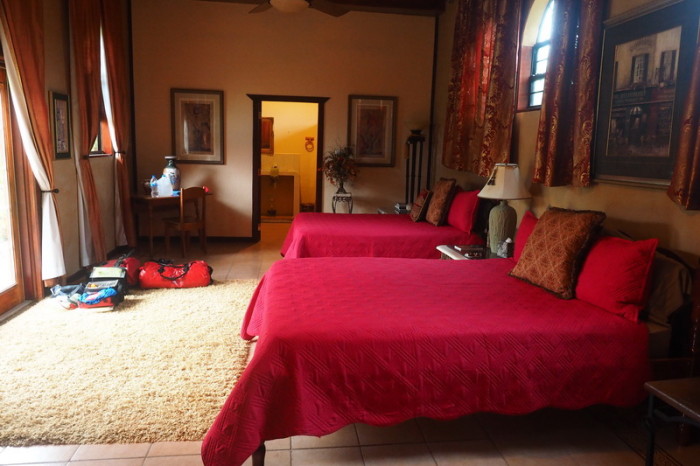 Belize - Our amazing suite at Beck's Bed and Breakfast, Crooked Tree, Belize  