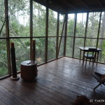 Our fabulous cabana at the Tropical Education Centre, near the Belize Zoo!