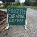 Frozen caramel coffee ... yes please!