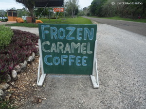 Frozen caramel coffee ... yes please!