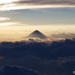 Sunset viewed from the summit of Volcano Acatenango, Guatemala