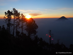 Sunrise from Volcano Acatenango, Guatemala