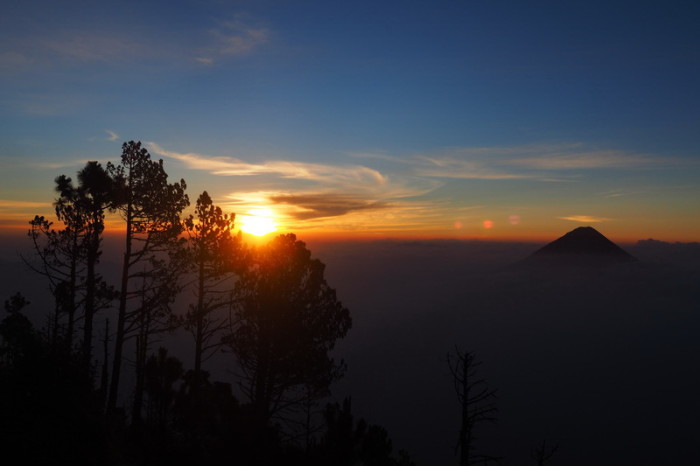 Guatemala - Sunrise from Volcano Acatenango, Guatemala
