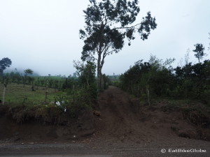 The start of our hike up Volcano Acatenango, Guatemala