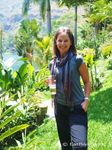 Jo at Hotel Jinava, San Marco, Lake Atitlan, Guatemala