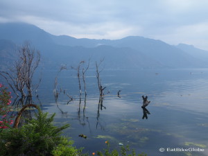 Views of Lake Atitlan from our Hotel at San Pedro, Lake Atitlan, Guatemala