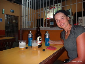 Its kind of strange being served dinner from behind bars! Chiquimulilla, Guatemala