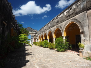 Elegant Courtyard at Hacienda Yaxcopoil, Yucatan, Mexico