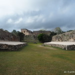 The ball court, Uxmal, Yucatan, Mexico